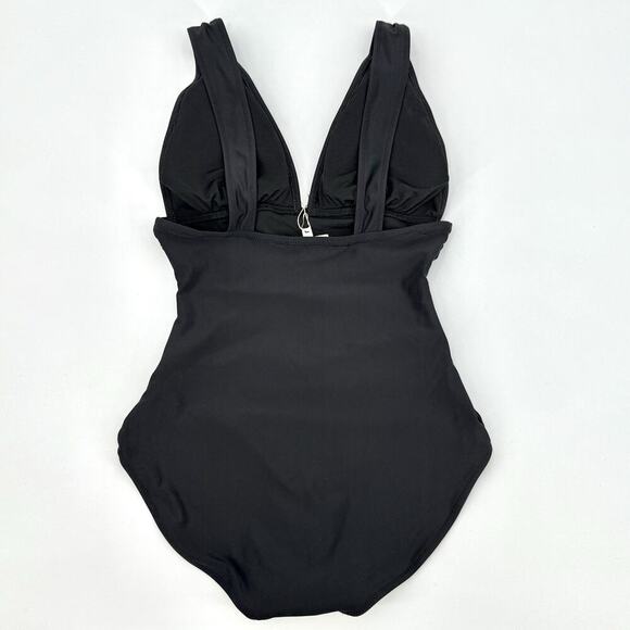 Stylish Black One-Piece Swimsuit - Picture 2 of 9